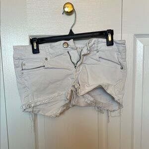 Women's White Denim Shorts